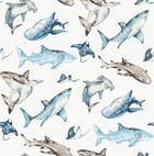 Sharks Blue Kids and Teens Wallpaper by Galerie