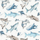 Sharks Blue Kids and Teens Wallpaper by Galerie