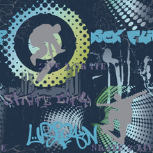 Skater Boy Blue Kids and Teens Wallpaper by Galerie
