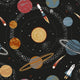 Solar System Black Kids and Teens Wallpaper by Galerie