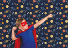 Solar System Blue Kids and Teens Wallpaper by Galerie