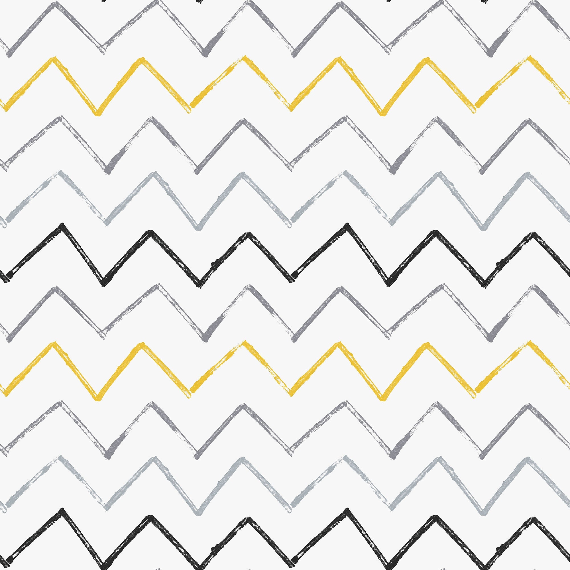 Zig Zag Yellow Kids and Teens Wallpaper by Galerie