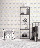 Zig Zag Yellow Kids and Teens Wallpaper by Galerie