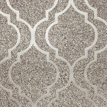 350 Massima Trellis Metallic Silver Wallpaper By Belgravia