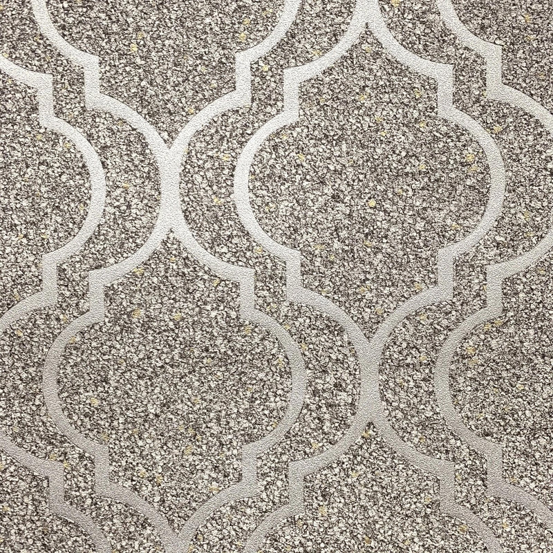350 Massima Trellis Metallic Silver Wallpaper By Belgravia