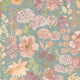 Wildflowers Pink Blue Wallpaper by Grandeco