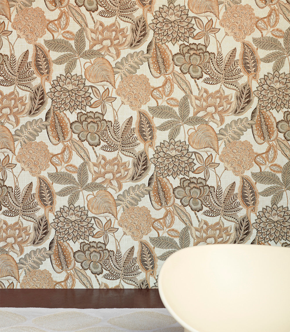 49560 Fiori Antichi Gitane Warm Greige Wallpaper By Arte