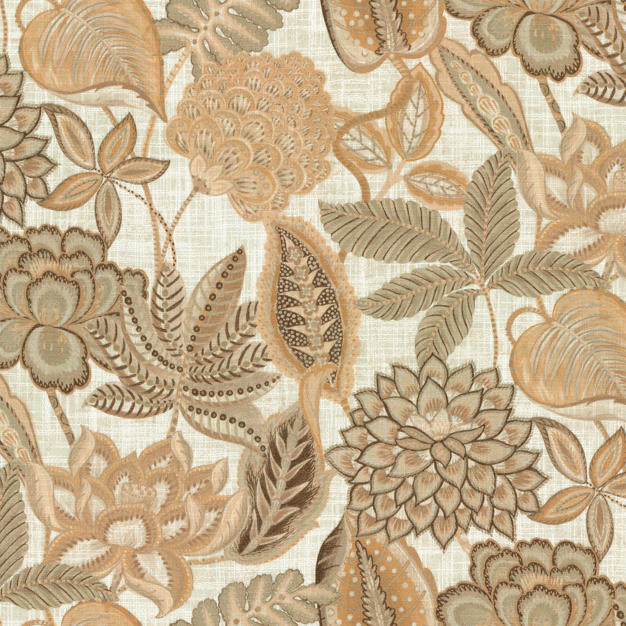 49560 Fiori Antichi Gitane Warm Greige Wallpaper By Arte