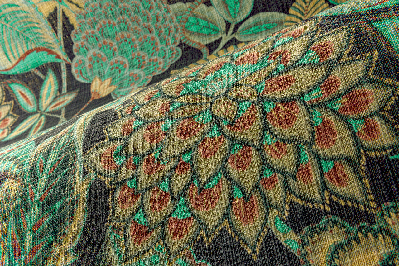 49561 Fiori Antichi Gitane Emerald Wallpaper By Arte