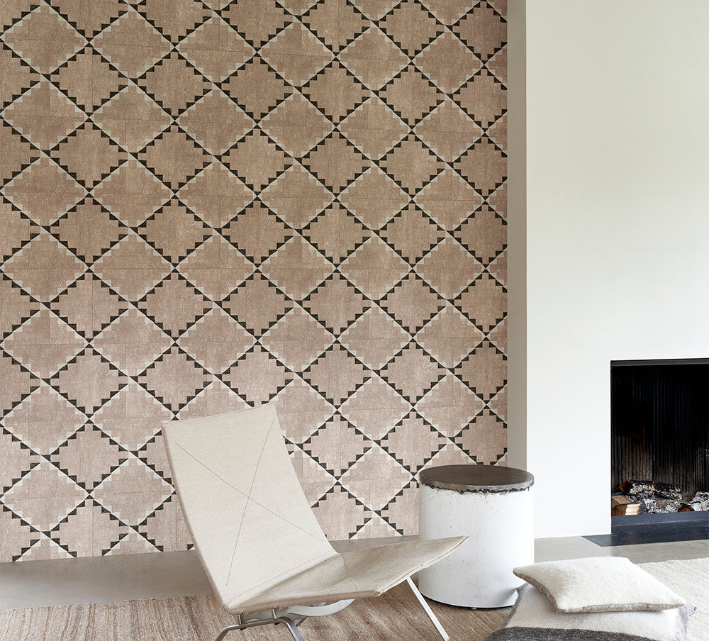 49530 Janela Gitane Checkers Wallpaper By Arte