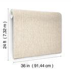 Kami Paperweave Natural Lemieux Et Cie Wallpaper by York Wallcoverings