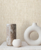 Kami Paperweave Natural Lemieux Et Cie Wallpaper by York Wallcoverings