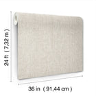 Kami Paperweave Smoke Lemieux Et Cie Wallpaper by York Wallcoverings