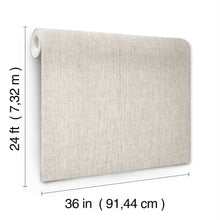 Kami Paperweave Smoke Lemieux Et Cie Wallpaper by York Wallcoverings