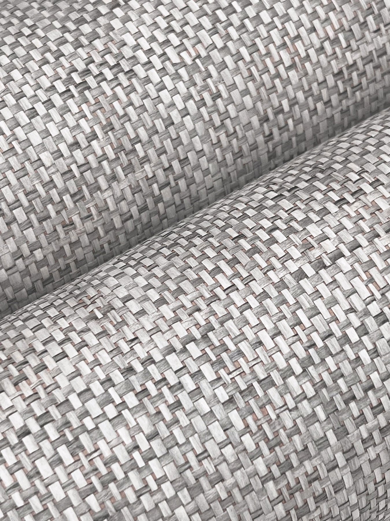 Kami Paperweave Charcoal Lemieux Et Cie Wallpaper by York Wallcoverings