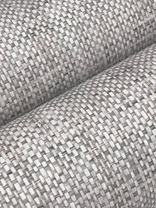 Kami Paperweave Charcoal Lemieux Et Cie Wallpaper by York Wallcoverings