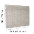 Kami Paperweave Charcoal Lemieux Et Cie Wallpaper by York Wallcoverings