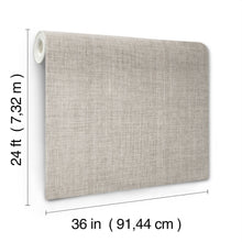 Kami Paperweave Charcoal Lemieux Et Cie Wallpaper by York Wallcoverings