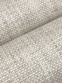 Kami Paperweave Fog Lemieux Et Cie Wallpaper by York Wallcoverings