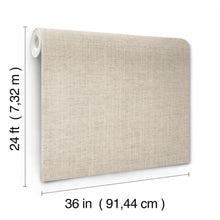 Kami Paperweave Fog Lemieux Et Cie Wallpaper by York Wallcoverings