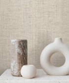 Kami Paperweave Fog Lemieux Et Cie Wallpaper by York Wallcoverings