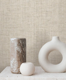 Kami Paperweave Fog Lemieux Et Cie Wallpaper by York Wallcoverings