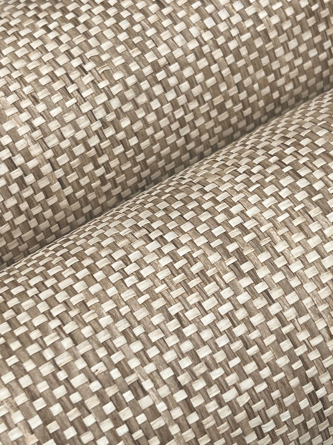 Kami Paperweave Mushroom Lemieux Et Cie Wallpaper by York Wallcoverings