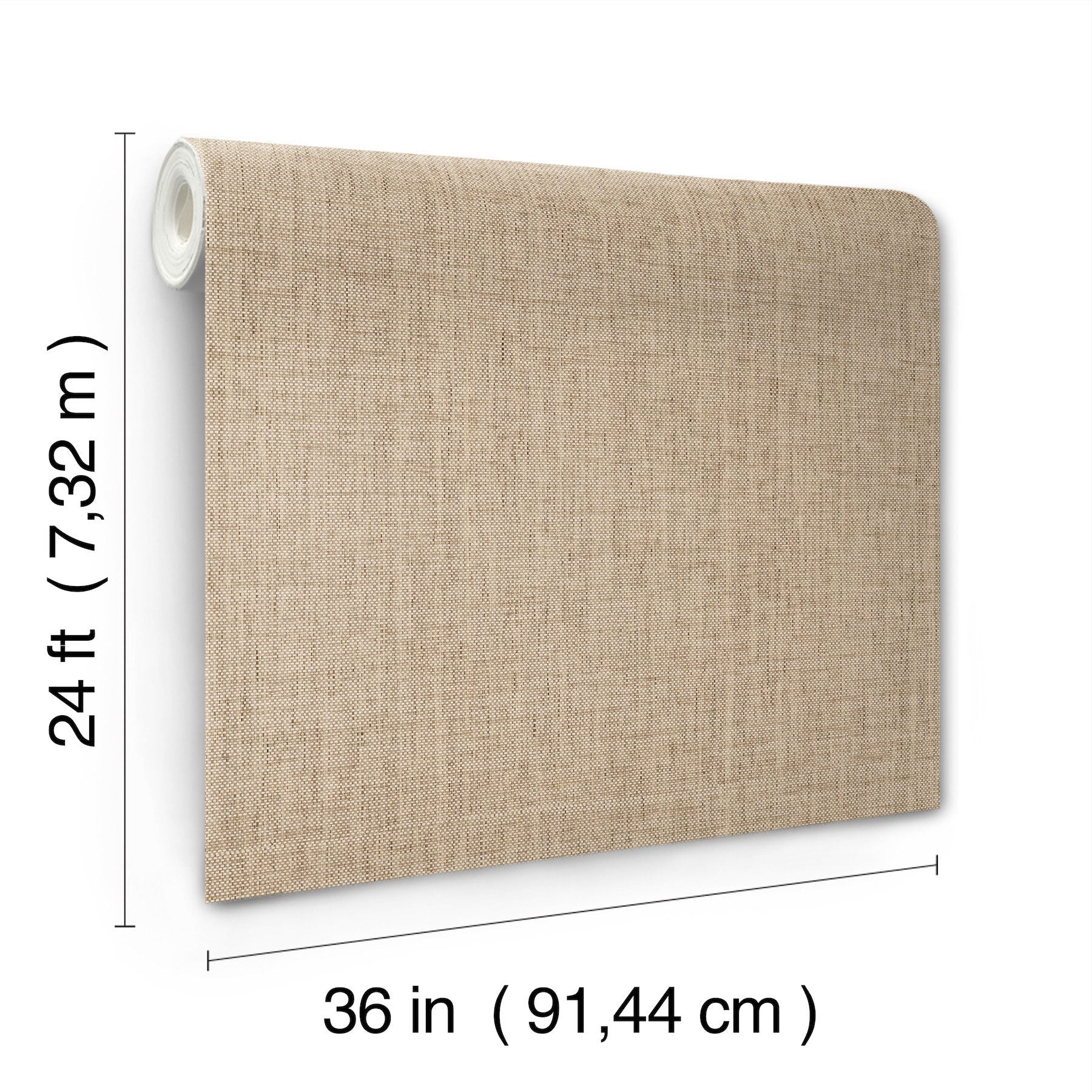 Kami Paperweave Mushroom Lemieux Et Cie Wallpaper by York Wallcoverings