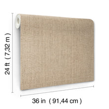 Kami Paperweave Mushroom Lemieux Et Cie Wallpaper by York Wallcoverings