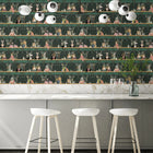 BMCF003/07A Happy Hour Club Green Wallpaper by Brand McKenzie