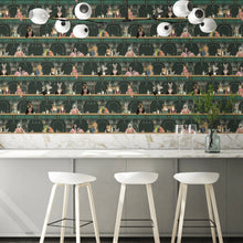 BMCF003/07A Happy Hour Club Green Wallpaper by Brand McKenzie