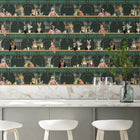 BMCF003/07A Happy Hour Club Green Wallpaper by Brand McKenzie
