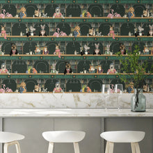 BMCF003/07A Happy Hour Club Green Wallpaper by Brand McKenzie