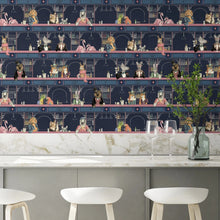 BMCF003/07C Happy Hour Midnight Pink Wallpaper by Brand McKenzie