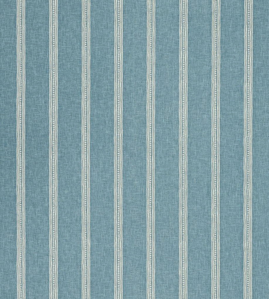 NPOF134837 Harvest Stripe Cornflower Pomona Fabric by Scion