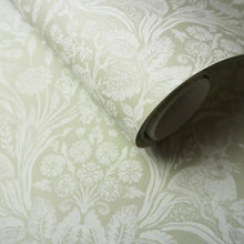 90162 Harlen Woodland Damask Sage Wallpaper by Holden Decor