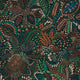 Floral Blue Havana 2 Wallpaper by Galerie