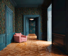 Floral Blue Havana 2 Wallpaper by Galerie
