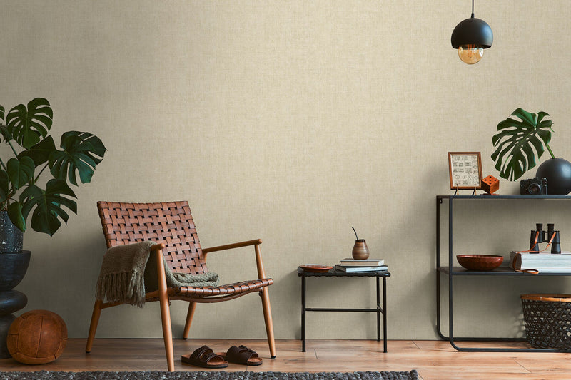 Plain Texture Green Havana 2 Wallpaper by Galerie