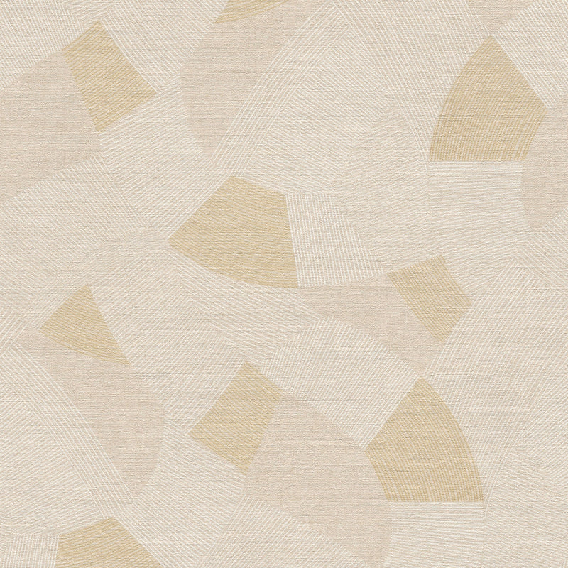 Geometric Beige Havana 2 Wallpaper by Galerie