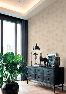 Geometric Beige Havana 2 Wallpaper by Galerie