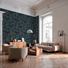 Geometric Blue Havana 2 Wallpaper by Galerie