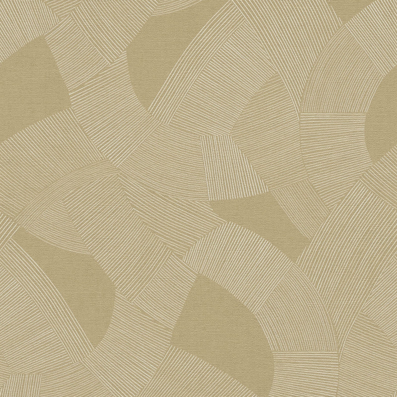 Geometric Yellow Havana 2 Wallpaper by Galerie
