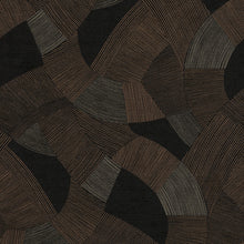 Geometric Bronze Brown Havana 2 Wallpaper by Galerie