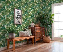 Tree Leaf Green Havana 2 Wallpaper by Galerie