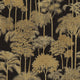 Tree Leaf Gold Havana 2 Wallpaper by Galerie