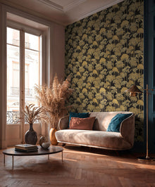 Tree Leaf Gold Havana 2 Wallpaper by Galerie