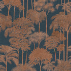 Tree Leaf Blue Havana 2 Wallpaper by Galerie