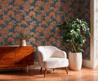 Tree Leaf Blue Havana 2 Wallpaper by Galerie