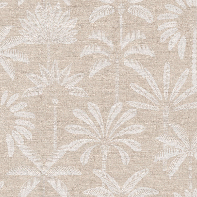 Tree Leaf Beige Havana 2 Wallpaper by Galerie